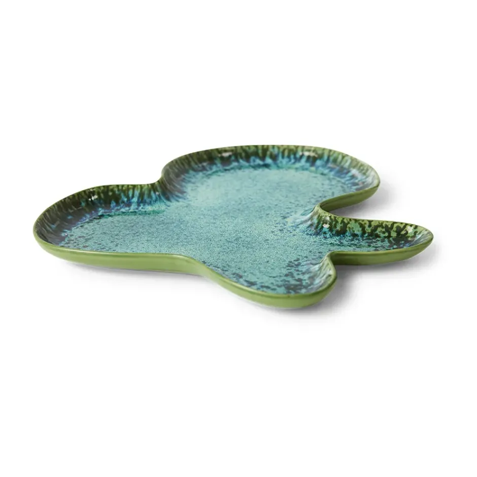 Shell uppläggningsfat, Teal