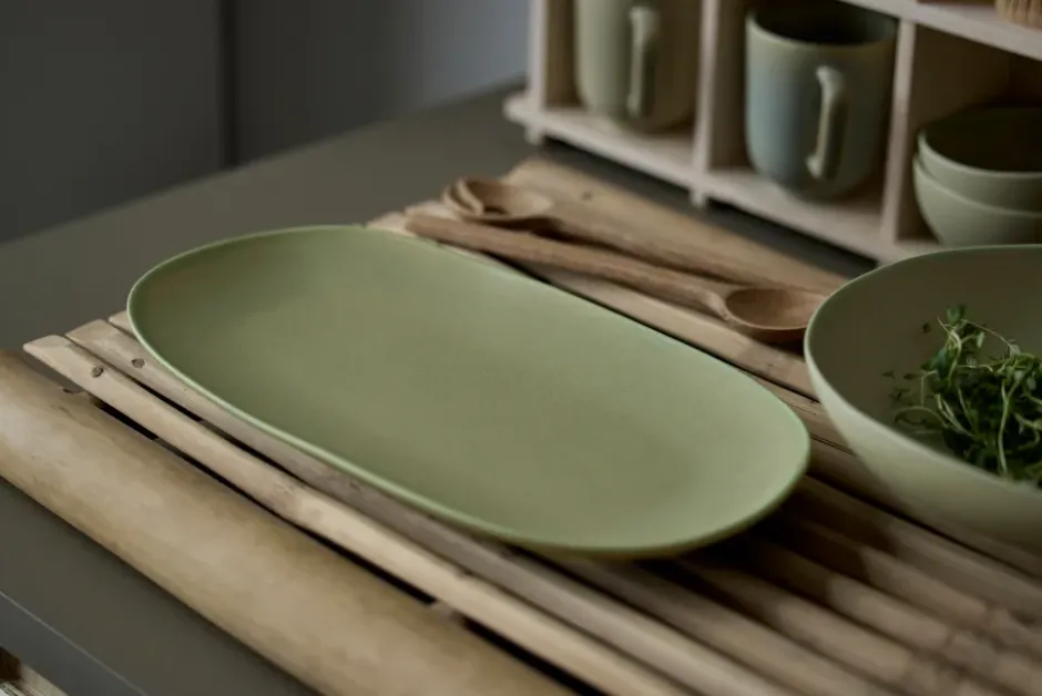 Shoku serveringsfat 18x34 cm, Pure Green