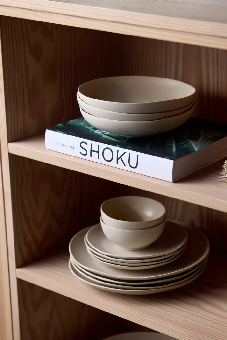 Shoku skål Ø23 cm, Beige