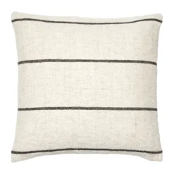 Sigrid kuddfodral 50x50 cm, Light beige-black