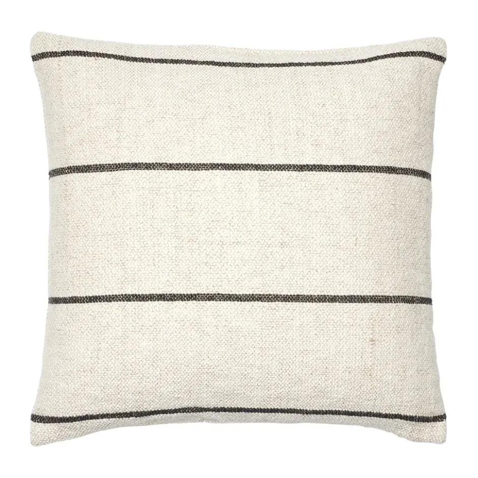 Sigrid kuddfodral 50x50 cm, Light beige-black