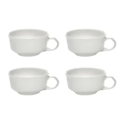 Silhouette espressokopp 10 cl 4-pack, White