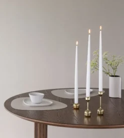 Silhouette ljusstake 2 delar, Guld