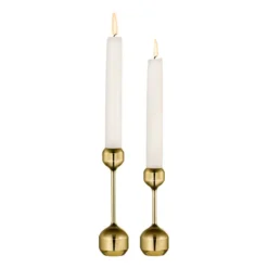 Silhouette ljusstake 2 delar, Guld