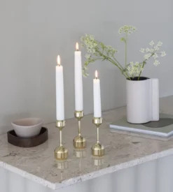 Silhouette ljusstake 120, Guld