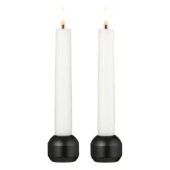Silhouette ljusstake 34 2-pack, Black