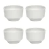 Silhouette skål XS 10 cl 4-pack, White