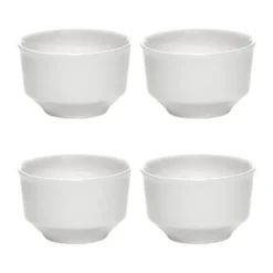 Silhouette skål XS 10 cl 4-pack, White