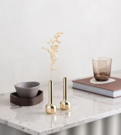 Silhouette 120 vas, Gold plated