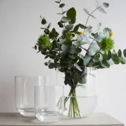 Simple glasvas large, Clear