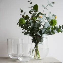 Simple glasvas small, Clear