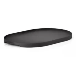 Singles bricka oval 23x35 cm, Black