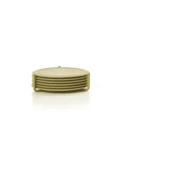 Singles glasunderlägg 6-pack med hållare, Leek Green