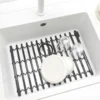 Sinkside diskmatta 30x30 cm, Mörkgrå