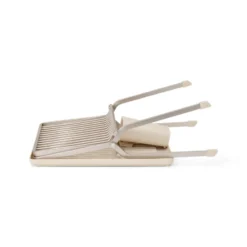 Sinkside hopfällbart diskställ 37 cm, Soft Beige