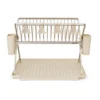 Sinkside hopfällbart diskställ 51 cm, Soft Beige