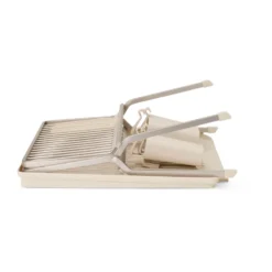 Sinkside hopfällbart diskställ 51 cm, Soft Beige