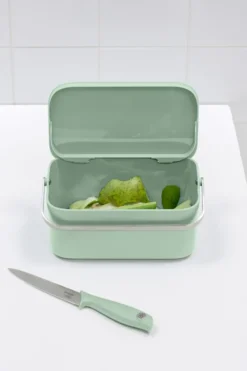 Sinkside matavfallshink 13x22 cm, Jade green