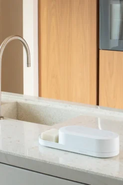 SinkStyle diskbänksorganiserare, Mineral Fresh White