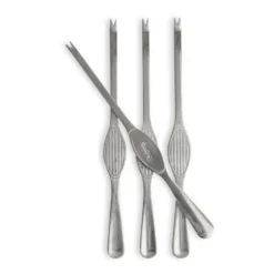 Sivan skaldjursbestick 4-pack, Silver