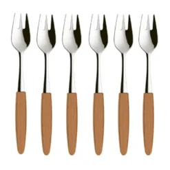 Skaugum dessertgaffel 6-pack Ecco Teak