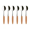 Skaugum dessertsked 6-pack Ecco Teak