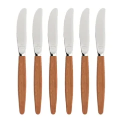 Skaugum kniv 6-pack Ecco Teak