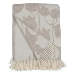 Skogen pläd 130x170 cm, Beige-off white