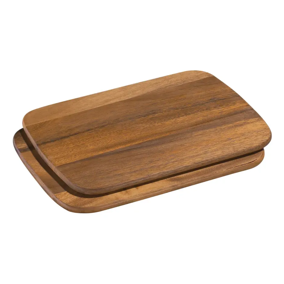 Skärbräda akacia 2-pack, 20x28 cm