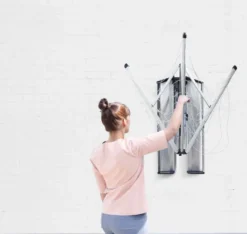 Skyddsbox/kåpa till WallFix torkvinda, Mattbortstat stål