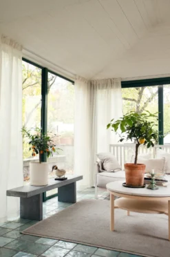 Skylight gardin med veckband 140x290 cm, Fog