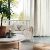 Skylight gardin med veckband 280x290 cm, Oatmeal
