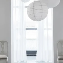 Skylight gardin med veckband 280x290 cm, Vit