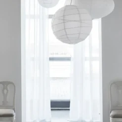 Skylight gardin med veckband 140x290 cm, Vit