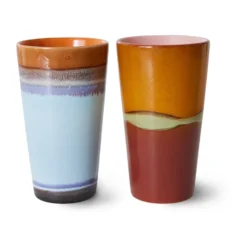 70's lattemugg 28 cl 2 delar, Clash