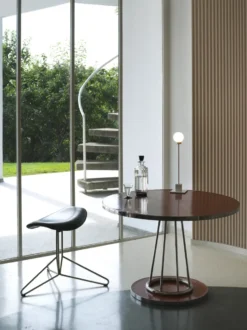 Snowball bordslampa 41 cm, Steel