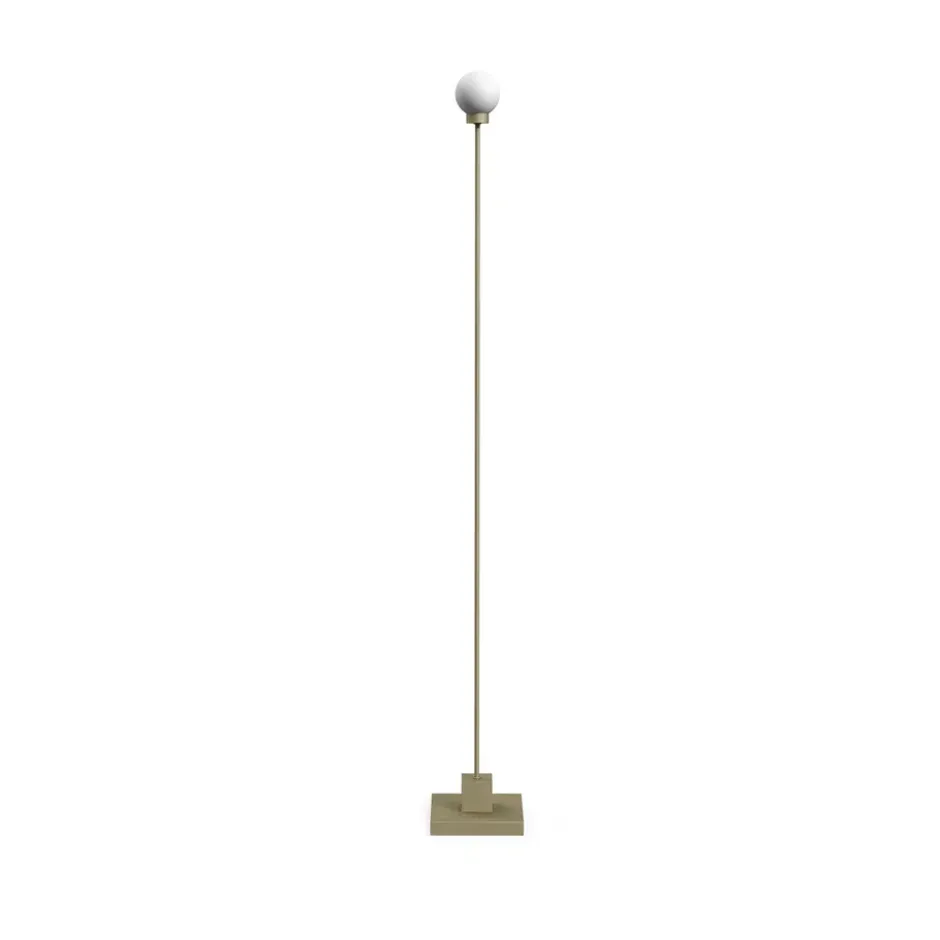 Snowball portabel golvlampa 122 cm, Grey beige
