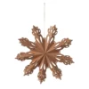 Snowflake juldekoration Indian tan, Ø30 cm