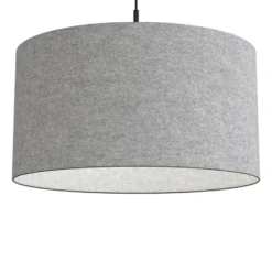 Soft pendel Ø57 cm, Grå ull