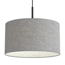 Soft pendel Ø40 cm, Grå ull
