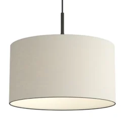 Soft pendel Ø40 cm, Vit ull