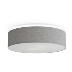 Soft plafond Ø44 cm, Grå ull