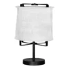Softy bordslampa 50 cm, Mattvit-mattsvart