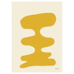 Soft Yellow poster, 30x40 cm
