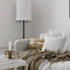 Softy golvlampa 150 cm, Mattvit-mattsvart