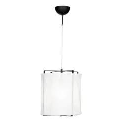 Softy pendel Ø35 cm, Mattvit-mattsvart
