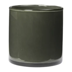 Solai hurricane ljuslykta, Dark Green, Ø10 cm