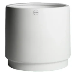 Solid kruka white, Stor Ø24 cm