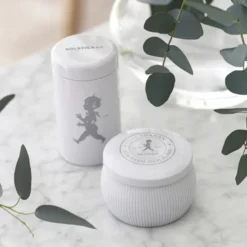 Solstickan presentbox doftljus + tändsticksrör, Vit - doftljus eukalyptus