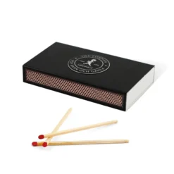 Solstickan tändsticksask 30-pack, Svart